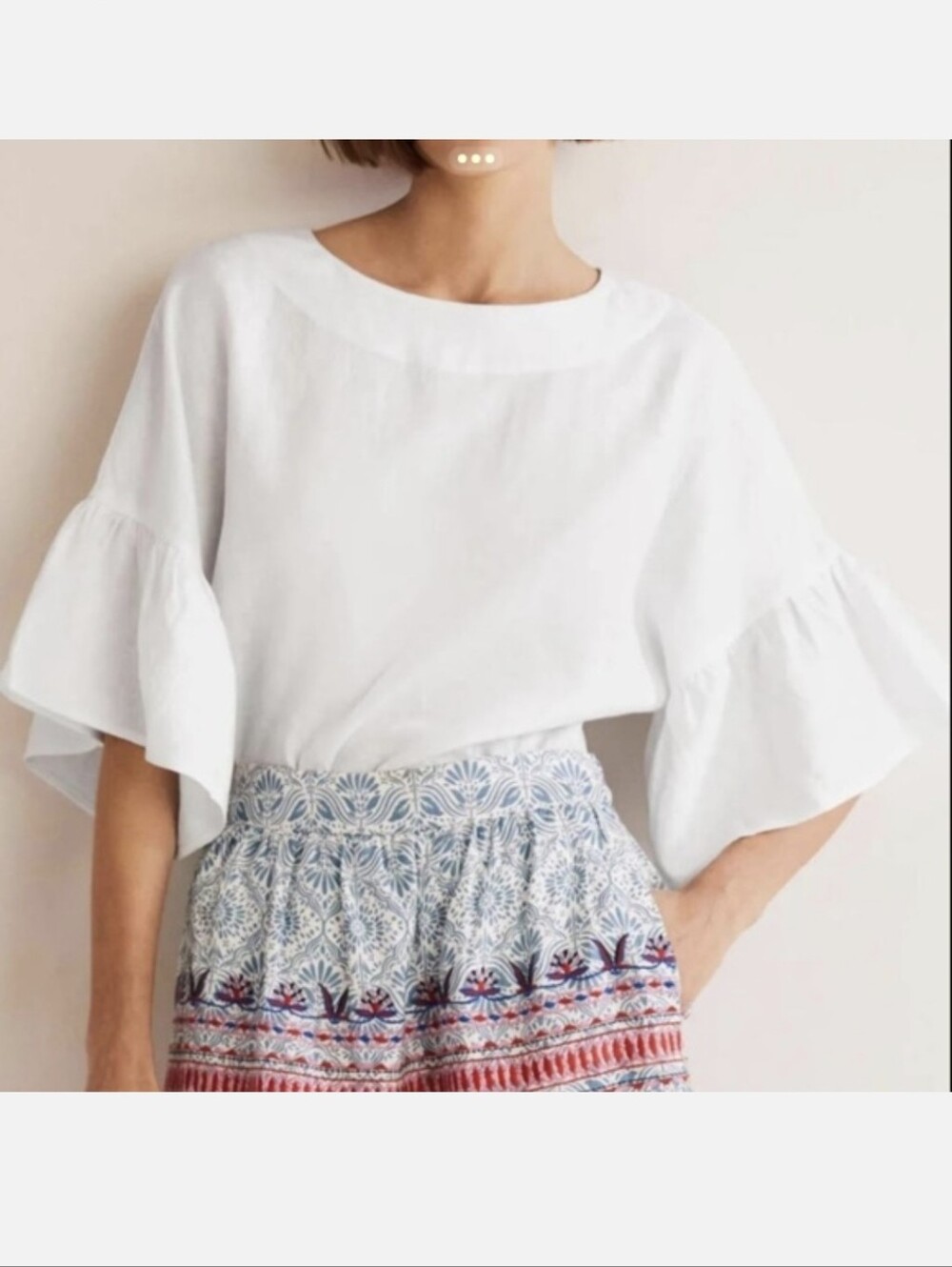 Boden us sz 12 wide neck top